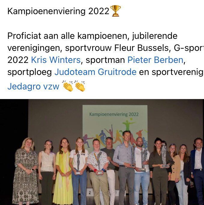 Sportvereniging van het jaar 2022